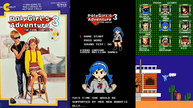 Polygirl's Adventure 3: The Final Chapter (Mega Man 3 Nes Rom Hack) Sneak Preview Trailer Polygirl's Adventure 3: The Final Chapter (Mega Man 3 Nes Rom Hack) Sneak Preview Trailer