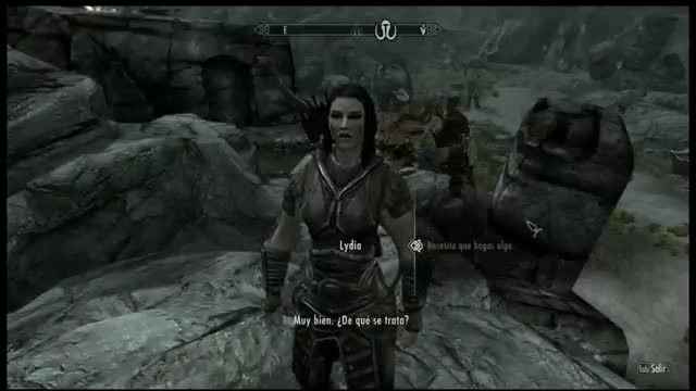 Skyrim - No sabe dialogar con gigantes