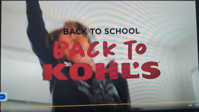 Back to College Kohls YouTube Ad 2024