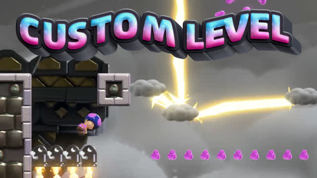 Thunder Fortress - Super Mario Bros. Wonder Custom Level Thunder Fortress - Super Mario Bros. Wonder Custom Level