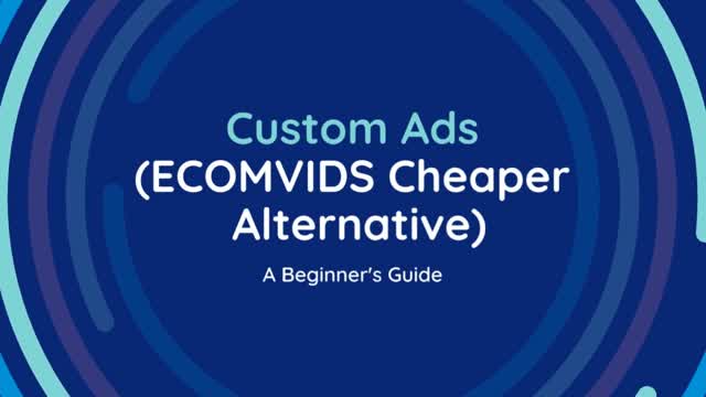 Customs Ads (ECOMVIDS Cheaper Alternative)