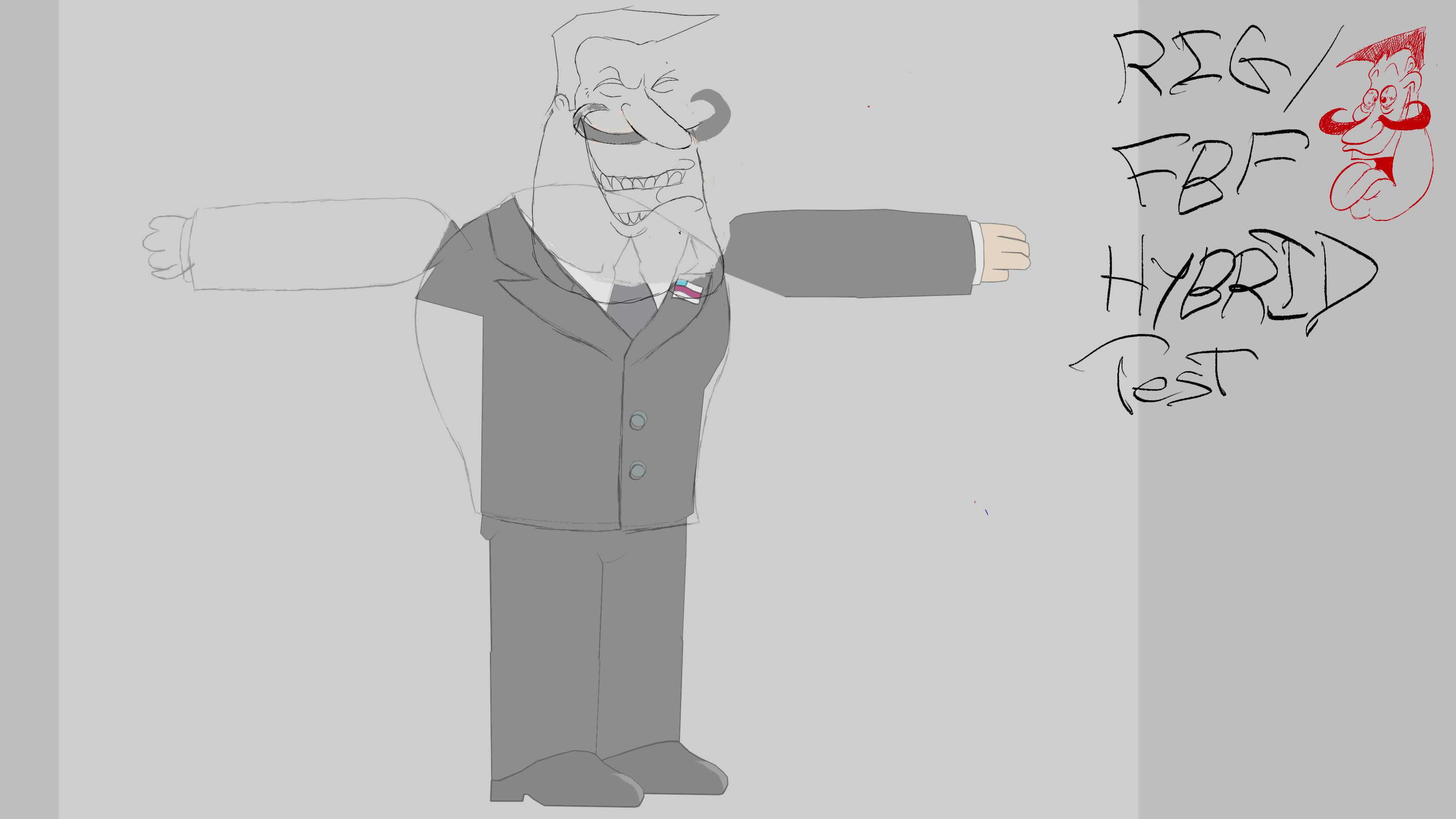 Adventure Man Half Rig Lip Sync Test Adventure Man Half Rig Lip Sync Test