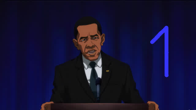 The Boondocks S03E01 - It's a Black President, Huey Freeman