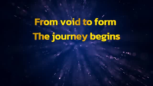 From void to form, from thought to all