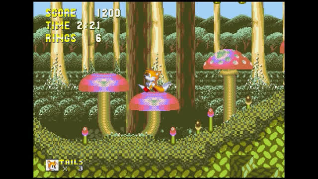Sonic & Knuckles - Pink Mushrooms Sonic & Knuckles - Pink Mushrooms
