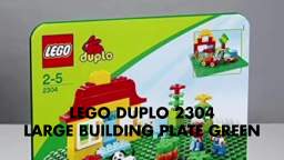 LEGO DUPLO SET REVIEW: 2304 LARGE BUILDING PLATE GREEN