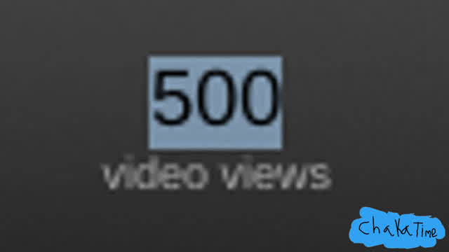 500 VIEWS!!!