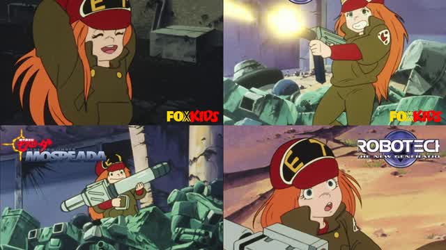 Robotech: The New Generation Funny Moments - Pint Size Bratty Girl Goes Wild Unloading some Guns