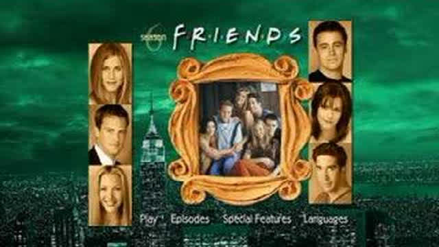 Friends Season 6 DVD Main Menu