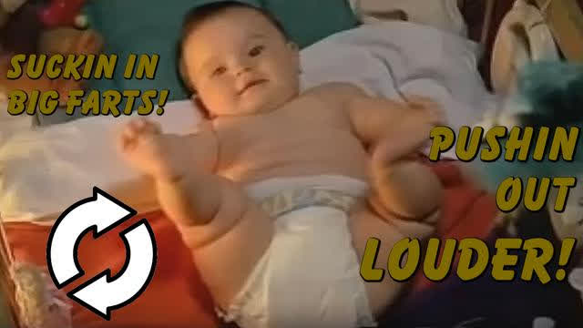 Pampers 2004 Fart Commercial Reversed, Fast and Slow!