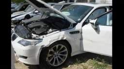 BMW M5 and Audi RS6 crash photos