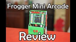 Frogger Mini Arcade Machine Unboxing & Review (Basic Fun)