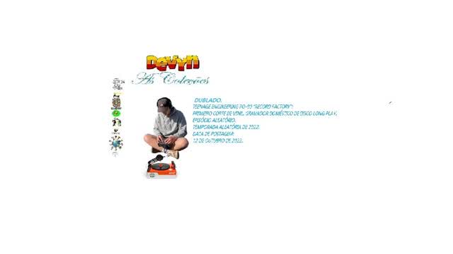 DYVN TESTE PRÁTICO _ GRAVADOR DOMÉSTICO DE DISCO LONG PLAY DUBLADO