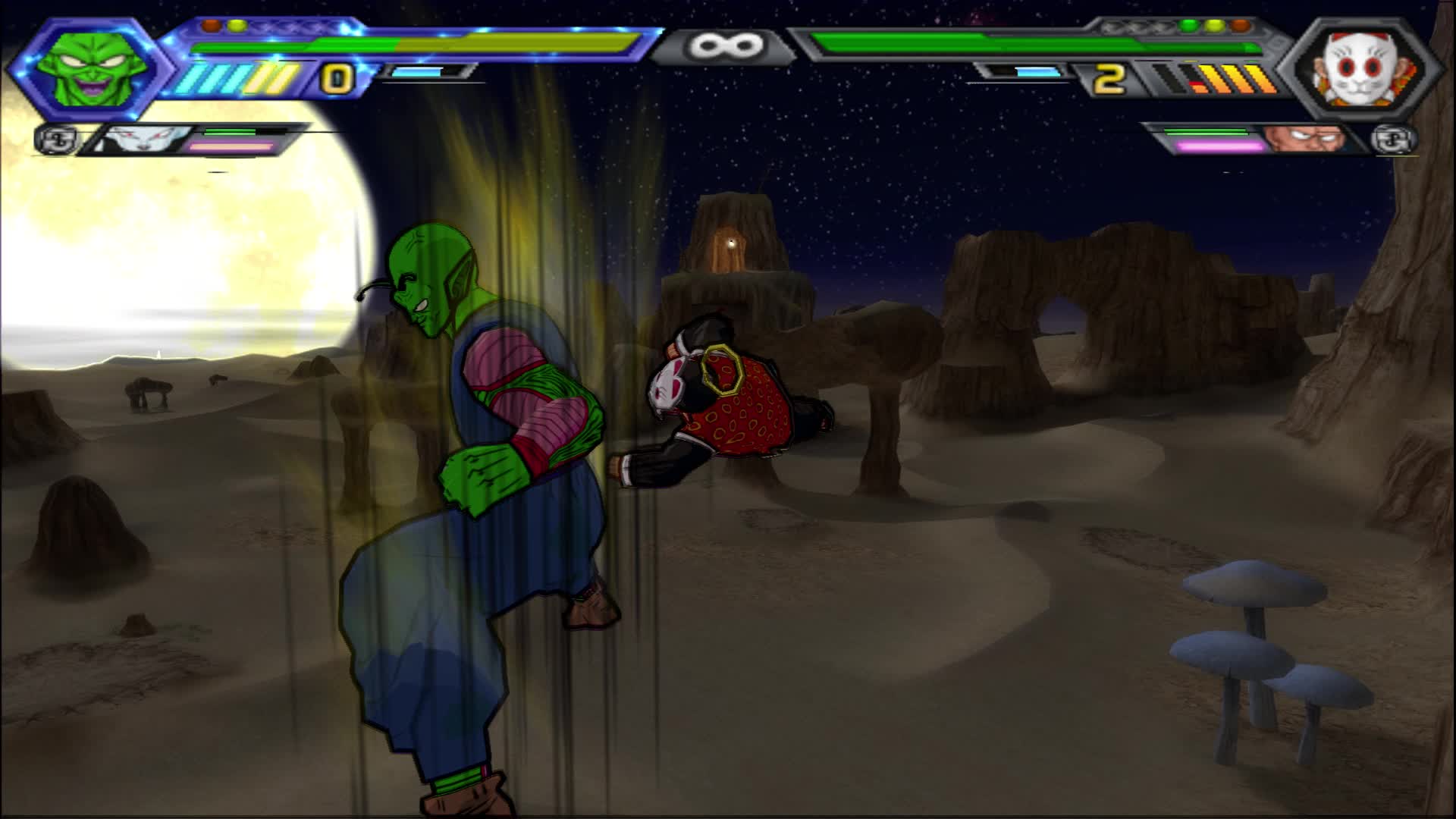 BUDOKAI TENKAICHI 4 Beam clashes