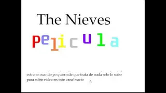 El Nieves LA PELICULA