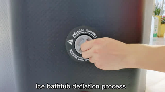 Inflatable recovery tub deflation process: surprisingly so easy!!!
