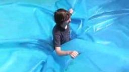 Dennis Stuck In Pool Cover