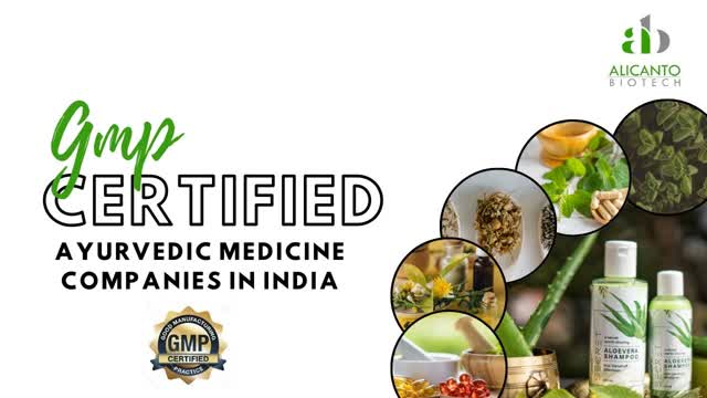 Gmp Certified Ayurvedic Medicine Companies in India