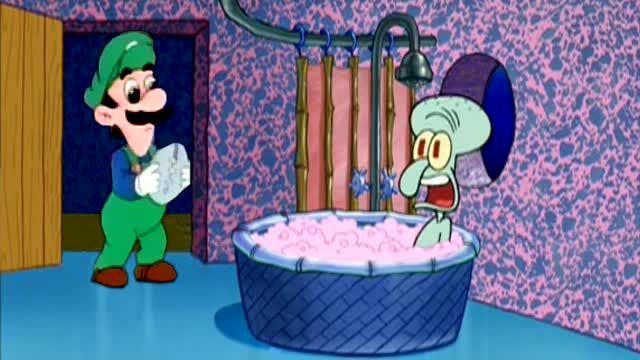 (Classic)Mama Luigi Drops by Squidward's House (waxination)