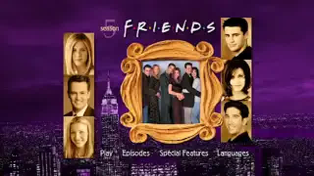 Friends Season 5 DVD Main Menu