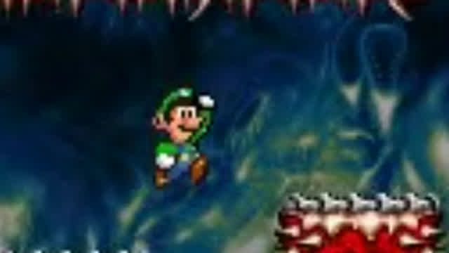 Mushroom Kingdom Fusion V075 Lair of the Leviathan - Luigi Custom Sprite (Unfinished)