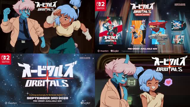 The Orbitals (NIntendo Switch 2) Full Opening Animation Story Mode Trailer The Orbitals (NIntendo Switch 2) Full Opening Animation Story Mode Trailer