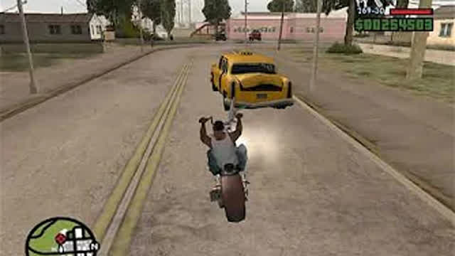 Loquendo - CJ va a un pueblo a pelear con los taxistas (GTA San Andreas)