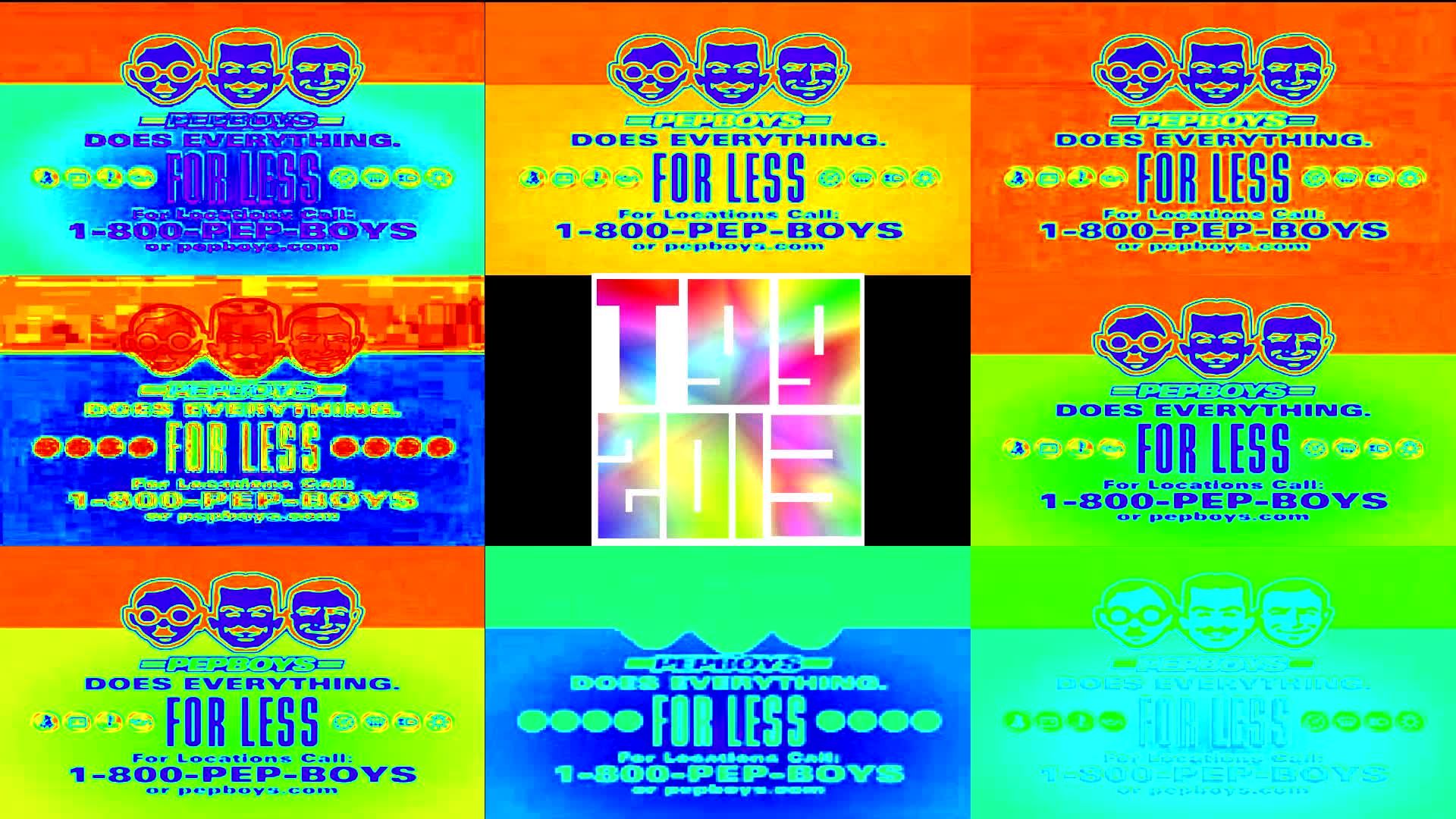 Pep Boys Commercial but the Hue Encodes Everything Pep Boys Commercial but the Hue Encodes Everything