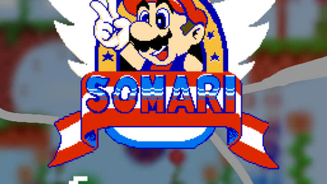 Somari (nes, bootleg)green hill Somari (nes, bootleg)green hill