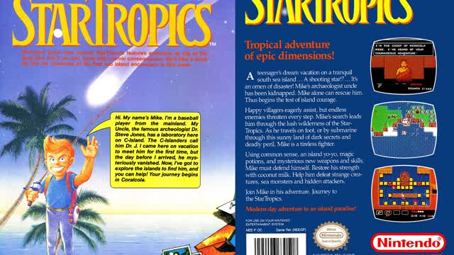 StarTropics Nes Commercial Ad (Remastered) StarTropics Nes Commercial Ad (Remastered)