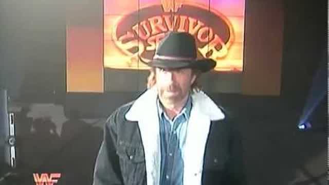 Chuck Norris WWF Survivor Series 1994 Chuck Norris WWF Survivor Series 1994