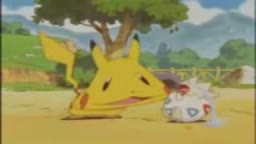 pikachu makes togepi cry like a idiot