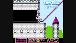 Tiny Toon Adventures 2 Trouble in WackyLand (NES) - Babs Bunnys Roller Coaster Ride From Hell Stag