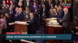 Americas Real President (Israel PM) Netanyahu Addresses Congress