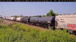 Railfanning in Oklahoma City, OK (7/30/2021) (Part 1) (Ft. Virtual Railfan, NOT MINE)