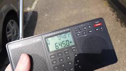 Ebay HRD-831 FM OIRT Band Transmitter Test on 64.5 mhz just about reaches the beach
