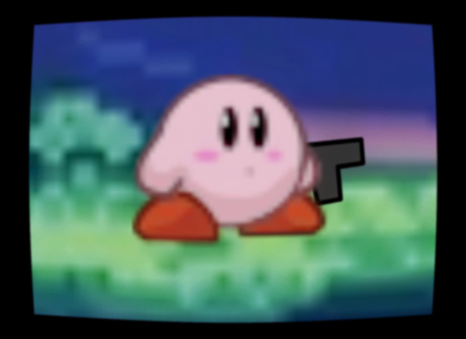 Kirby with a Gun (stupid shitpost) Kirby with a Gun (stupid shitpost)