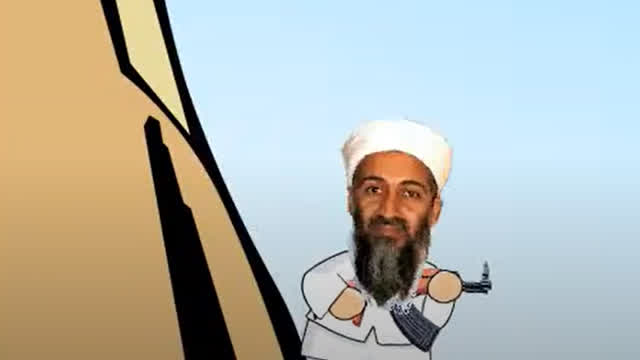 Nowhere to run, nowhere to hide Osama Bin Laden Flash Animation