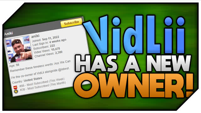 MAJOR SHAKEUP: Vidlii Has A New Owner! MAJOR SHAKEUP: Vidlii Has A New Owner!