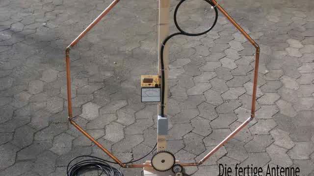 27 Mhz CB Funk Magnetic Loop Antenne selber bauen