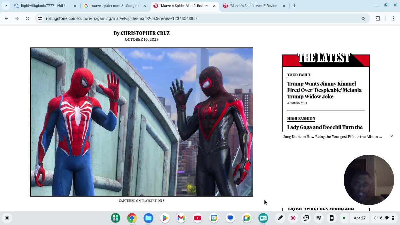 My Review On Marvel Spiderman 2 My Review On Marvel Spiderman 2