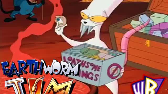 EarthWorm Jim Cartoon Funny Moments - Bring me.......THE BOOK!!!!! EarthWorm Jim Cartoon Funny Moments - Bring me.......THE BOOK!!!!!