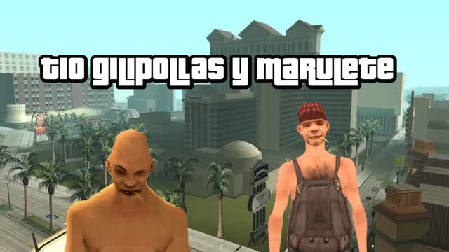 gta san andreas loquendo - el tio gil de cj y marulete van a las venturas a jugar en el casino