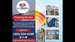 Residential Painters Miami - ALL General Painting Services (305) 539-9289‬